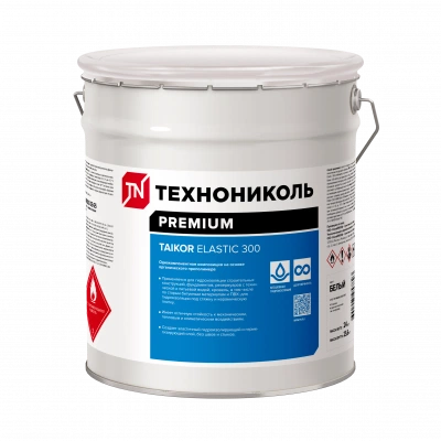 ТЕХНОНИКОЛЬ Однокомпонентная полиуретановая композиция для гидроизоляции TAIKOR Elastic 300 (серый, 24 кг) (125993) ТЕХНОНИКОЛЬ Однокомпонентная полиуретановая композиция для гидроизоляции TAIKOR Elastic 300 (серый, 24 кг) (125993)