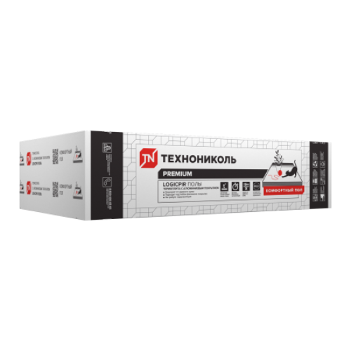 ТЕХНОНИКОЛЬ LOGICPIR Пол ФЛ/ФЛ 1200х600х20 (12 плит, 8,6400 кв.м.) (056364) в Москве