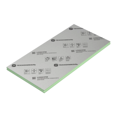 ТЕХНОНИКОЛЬ LOGICPIR Пол ФЛ/ФЛ L-1190х590х30 (8 плит, 5,6168 кв.м.) (056365) ТЕХНОНИКОЛЬ LOGICPIR Пол ФЛ/ФЛ L-1190х590х30 (8 плит, 5,6168 кв.м.) (056365)
