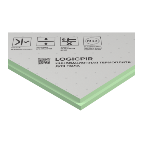 ТЕХНОНИКОЛЬ LOGICPIR Пол ФЛ/ФЛ L-1190х590х30 (8 плит, 5,6168 кв.м.) (056365) в Москве
