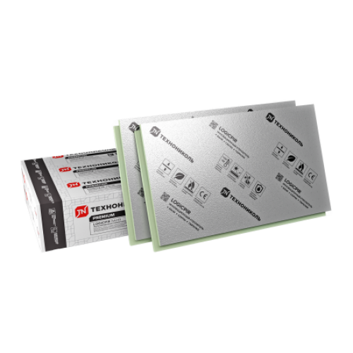 ТЕХНОНИКОЛЬ LOGICPIR Баня Ф/Ф L-1190Х590Х50 (5 плит 3,5105 кв.м.) (684039) в Москве