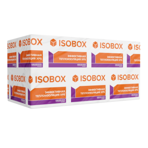 ТЕХНОНИКОЛЬ XPS ISOBOX 100, 1200х600х20 мм (20 плит, 14,4 кв.м) (101460) в Москве