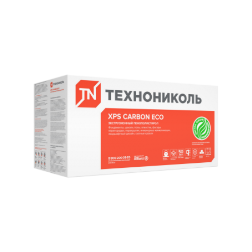 ТЕХНОНИКОЛЬ XPS CARBON ECO 1180х580х30-L (13 плит, 8,89 кв.м) (418321) в Москве