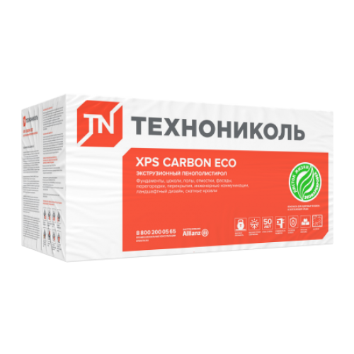 ТЕХНОНИКОЛЬ XPS ТЕХНОНИКОЛЬ CARBON ECO TB 1180х580х100-L (2х50) (581826) в Москве
