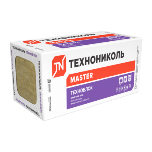 ТЕХНОНИКОЛЬ Утеплитель ТЕХНОБЛОК СТАНДАРТ (12 плит, 8,64 кв.м) 1200х600х50 мм (013241) в Москве