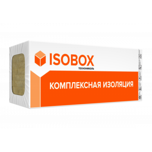 ТЕХНОНИКОЛЬ Утеплитель ИЗОБОКС ИНСАЙД, 1200Х600 Толщина  плиты, мм; Кол-во в упаковке; Площадь, м250; 12 плит; 8,64 (035402) в Москве