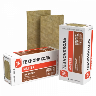 ТЕХНОНИКОЛЬ Утеплитель ТЕХНОФЛОР СТАНДАРТ 1200Х600Х50 мм (6 плит, 4,32 кв. м) (039559)