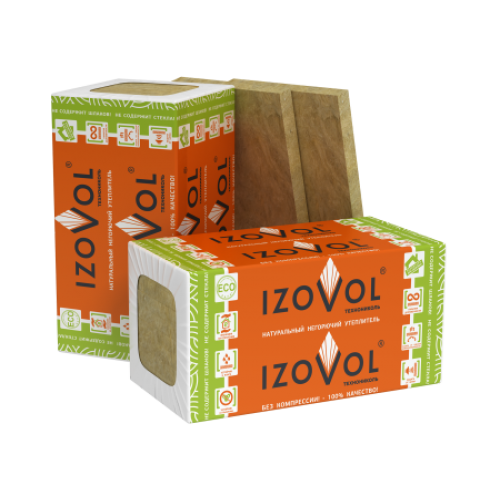 ТЕХНОНИКОЛЬ Утеплитель IZOVOL Ст-90, 1200Х600Х100 мм, (4 плиты, 2,88 кв.м) (047047) в Москве