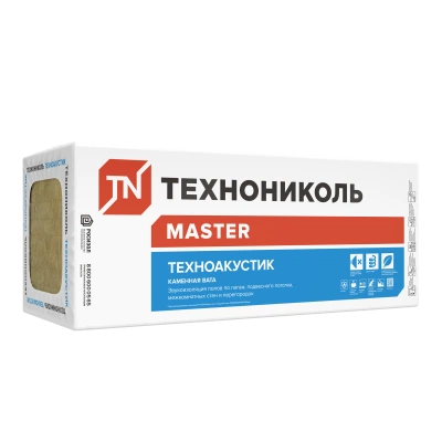 ТЕХНОНИКОЛЬ ТЕХНОАКУСТИК (4 плиты) 1200x600x100 мм, поддон (486954)