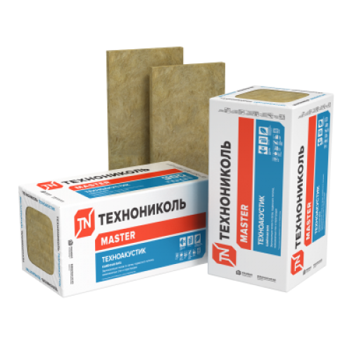 ТЕХНОНИКОЛЬ ТЕХНОАКУСТИК (4 плиты) 1200x600x100 мм, поддон (486954) в Москве