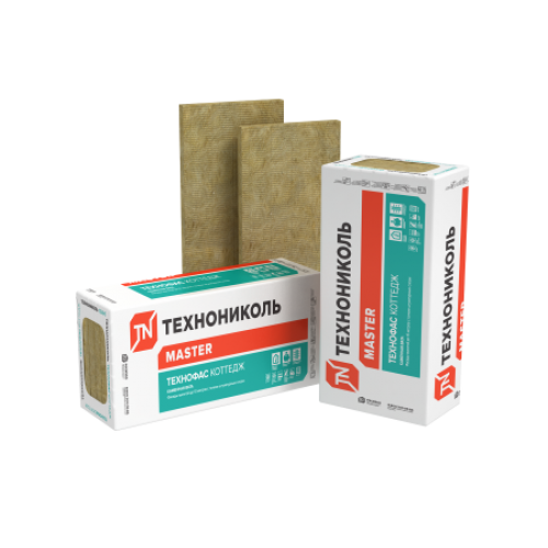 ТЕХНОНИКОЛЬ Утеплитель ТЕХНОФАС КОТТЕДЖ, 1200х600х50 мм, (6 плит, 4,32 кв.м) (495005) в Москве