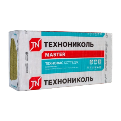 ТЕХНОНИКОЛЬ Утеплитель ТЕХНОФАС КОТТЕДЖ, 1200х600х50 мм, (6 плит, 4,32 кв.м) (495005) ТЕХНОНИКОЛЬ Утеплитель ТЕХНОФАС КОТТЕДЖ, 1200х600х50 мм, (6 плит, 4,32 кв.м) (495005)