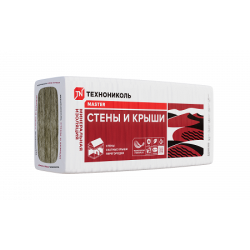 ТЕХНОНИКОЛЬ Утеплитель 34 PN Стены и крыши, 1000x610x100, мультипак (11 пачек) (113360) в Москве