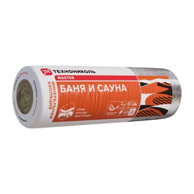 ТЕХНОНИКОЛЬ Утеплитель ТЕXНОНИКОЛЬ Баня и сауна, 12500x1200x50, поддон (132164) ТЕХНОНИКОЛЬ Утеплитель ТЕXНОНИКОЛЬ Баня и сауна, 12500x1200x50, поддон (132164)