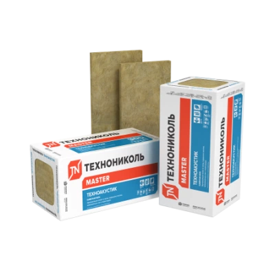 ТЕХНОНИКОЛЬ Звукоизоляция ТЕХНОАКУСТИК, 1200x600x100 мм, (6 плит, 4,32 кв.м) (376359)
