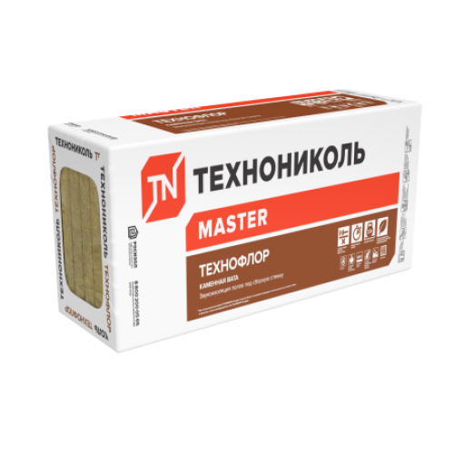 ТЕХНОНИКОЛЬ Звукоизоляция ТЕХНОФЛОР СТАНДАРТ, 1200х600х40 мм, (6 плит, 4,32 кв.м) (395408) в Москве